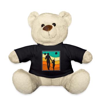 Papa - Teddy - Schwarz - Vorne