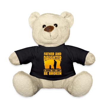 Vater und Tochter: eine Bindung, die nicht gebrochen werden kann - Teddy - Schwarz - Vorne