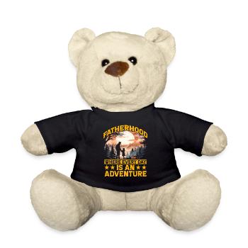 Vaterschaft, wo jeder Tag Abenteuer ist - Teddy - Schwarz - Vorne