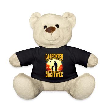 Zimmermann, weil ein verrückter Wundertäter kein - Teddy - Schwarz - Vorne