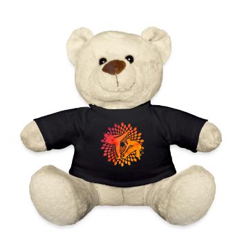 Capoeira - Teddy Bear - black - Front