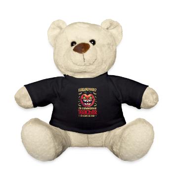 Kindergarten Teacher Scary All Year - Teddy Bear - black - Front