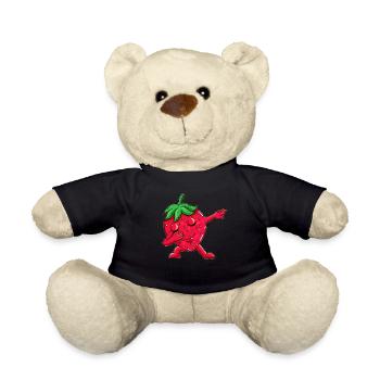 Fruits Fraises Dancing Dabbing Dab Dancing Kids - Nounours - noir - Devant