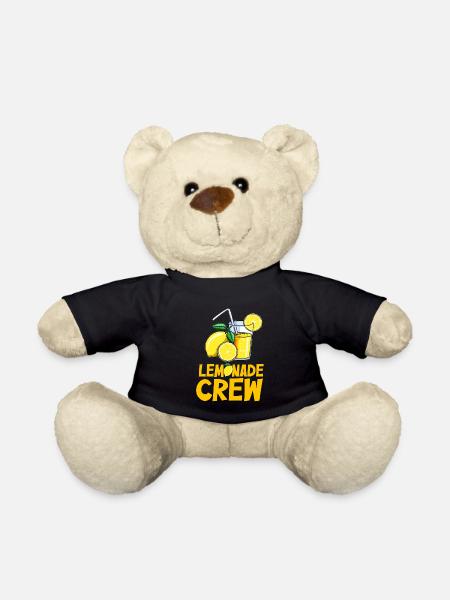 Limonade Lemonade Crew Zitronen Limo Saft Eis - Teddy - Schwarz