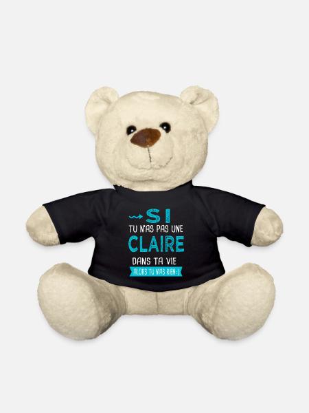 Claire Si tu n as pas une claire - Nounours - noir