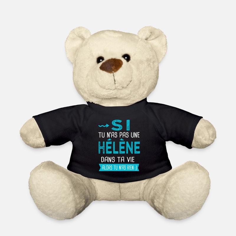 Hélène Si tu n as pas une hélène - Nounours - noir