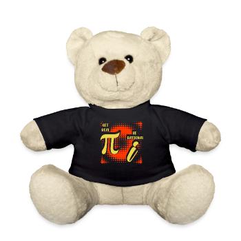 Humour mathématique – Pi vs. nombre imaginaire - Nounours - noir - Devant