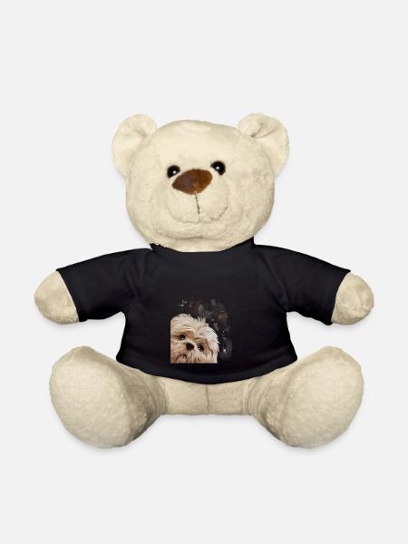 Hund Neugieriges Shih Tzu - Teddy - Schwarz