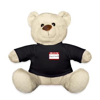 Bonjour je suis mort à l'intérieur - Nounours - noir - Devant