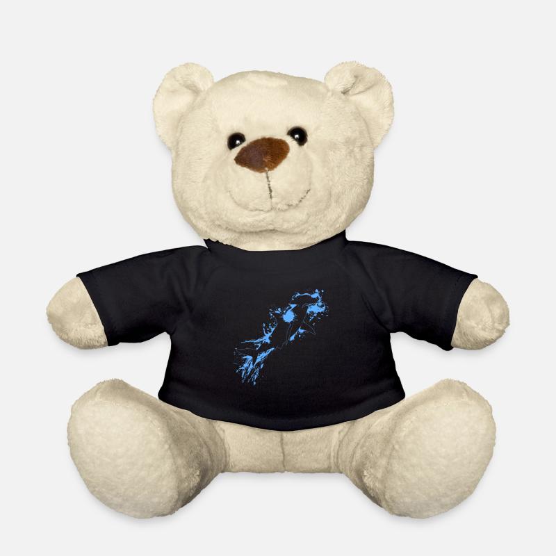 Hammerhead Fish - Teddy Bear - black