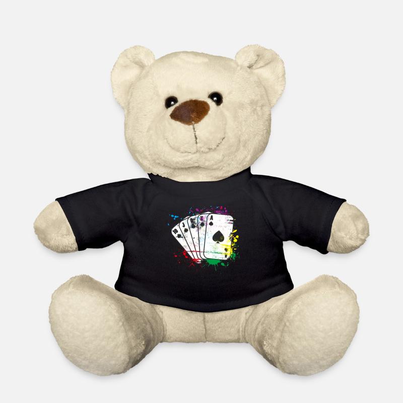 Jeu de cartes couleur - Nounours - noir