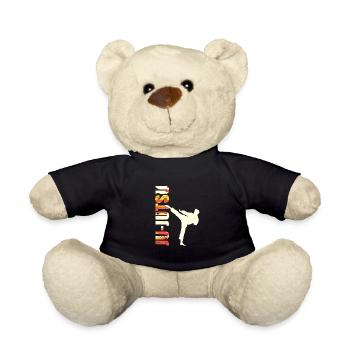 Ju-Jutsu, an Asian martial art - Teddy Bear - black - Front