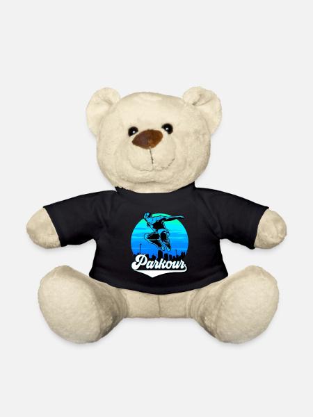 Parkour Freerunner Traceur Le Parcour parkourshirt - Teddy - Schwarz
