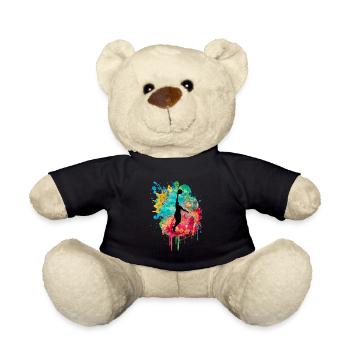 Basketball Spieler - Teddy - Schwarz - Vorne
