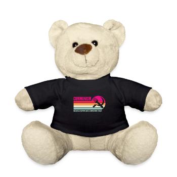 Anti Kommunismus Verhungern Witz Essen Politik - Teddy - Schwarz - Vorne