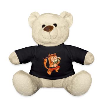 Muay Thai Boxing Kitten - Teddy - Schwarz - Vorne