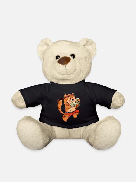 Muay Thai Boxing Chaton - Nounours - noir