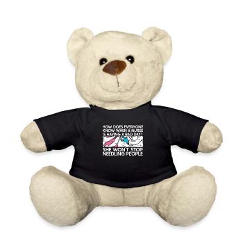 Infirmier - Nounours - noir - Devant