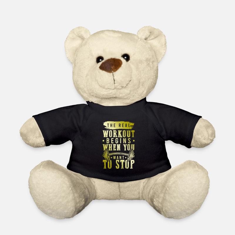 workout fitness - Teddy - Schwarz