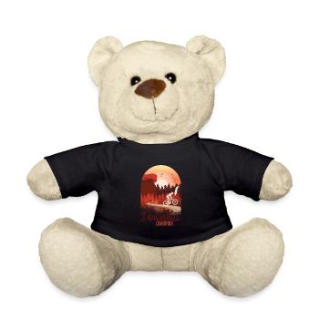 Downhill Champion - Teddy Bear - black - Front