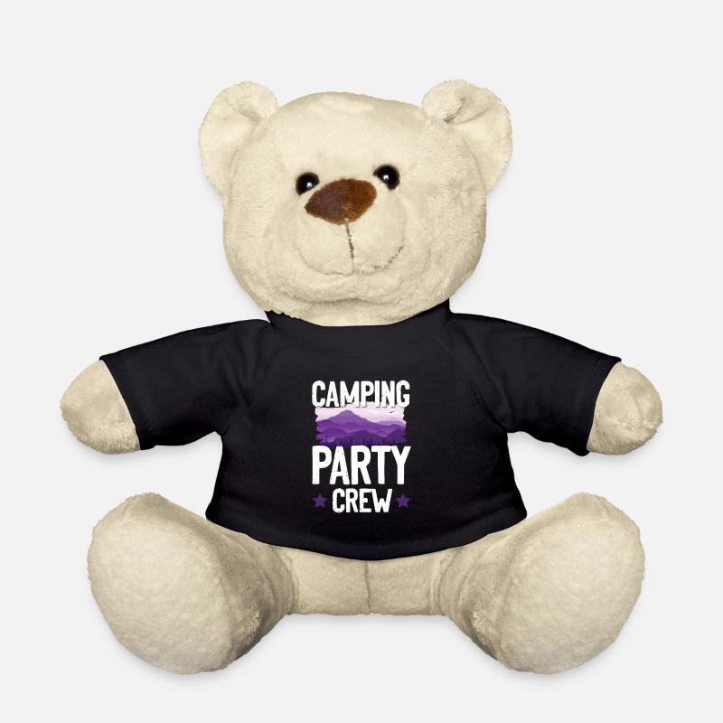 Camping Party Crew - Teddy - Schwarz