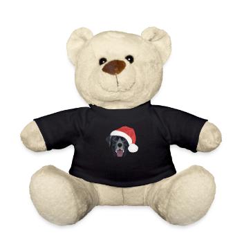 Joyeux Noël Labrador - Nounours - noir - Devant