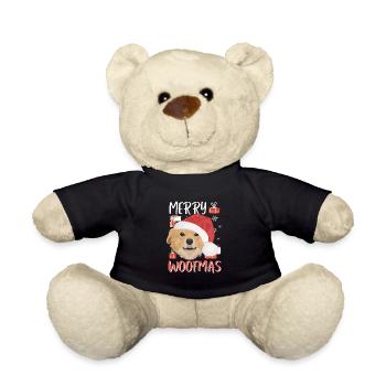 Retriever de la Nouvelle-Écosse Joyeux Noël - Nounours - noir - Devant