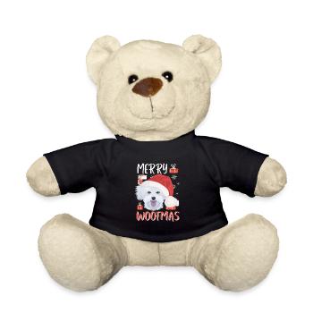 Malteser Merry Christmas - Teddy Bear - black - Front