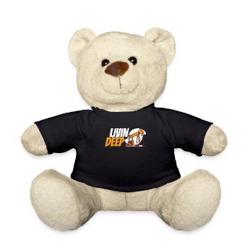 Oil Field Oil Rig - Teddy Bear - black - Front