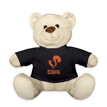 Gefährliches Laubtier Eichhörnchen - Teddy - Schwarz - Vorne