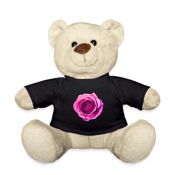 Rose - Das Auge des Betrachters - surreal - Traum - Teddy - Schwarz - Vorne