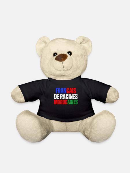 Francais De Racines Marocaines Franco Marocain - Nounours - noir