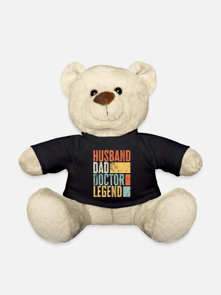 Doktor Ehemann Vater Legendärer Vater Beste Retro - Teddy - Schwarz