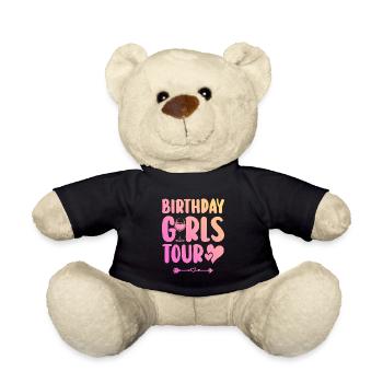 Birthday Party Team - Teddy Bear - black - Front