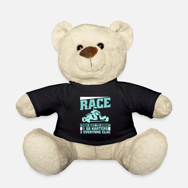 Go Kart Karting Karting Driver Cool - Nounours - noir