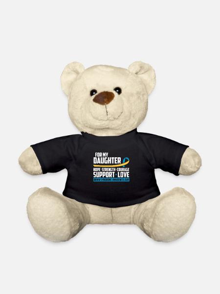 Down Syndrom T21 Trisomie Tochter - Teddy - Schwarz