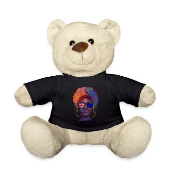 New Zealand - Teddy Bear - black - Front