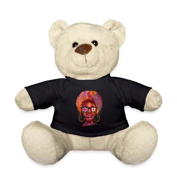 Bermuda - Teddy - Schwarz - Vorne