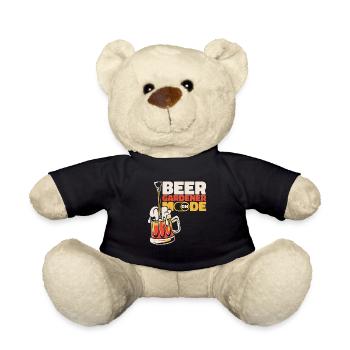 Hobbygärtner Garten Modus An Garten Bier - Teddy - Schwarz - Vorne