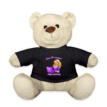 Accountant Tax Advisor Vibrations - Teddy Bear - black - Front