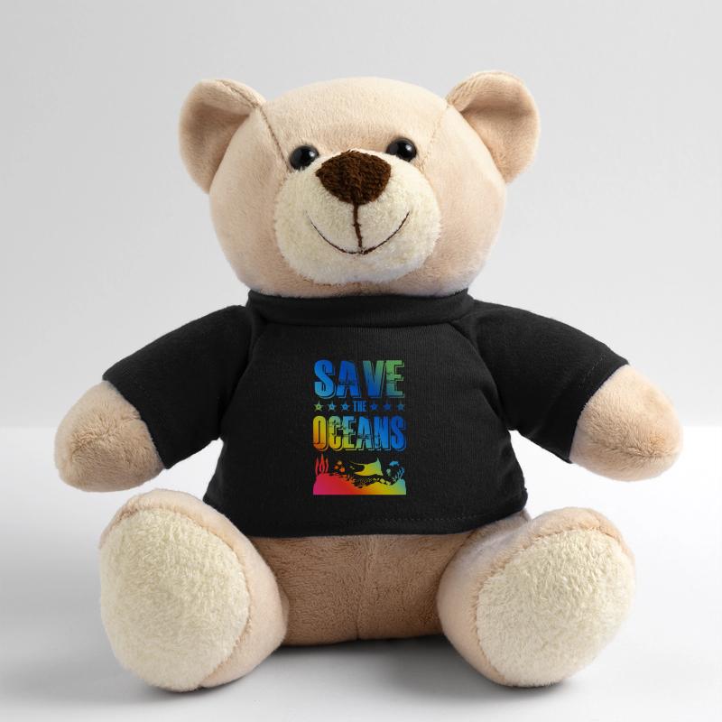 save the ocean Teddy Bear