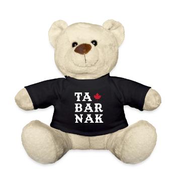 Tabarnak Je Me Barre Au Canada Feuille D'érable - Nounours - noir - Devant