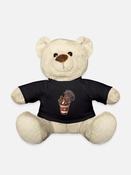 Kaffee Cafe Schnabeltier - Teddy - Schwarz