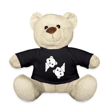 Humor kleines Wiesel - Teddy - Schwarz - Vorne