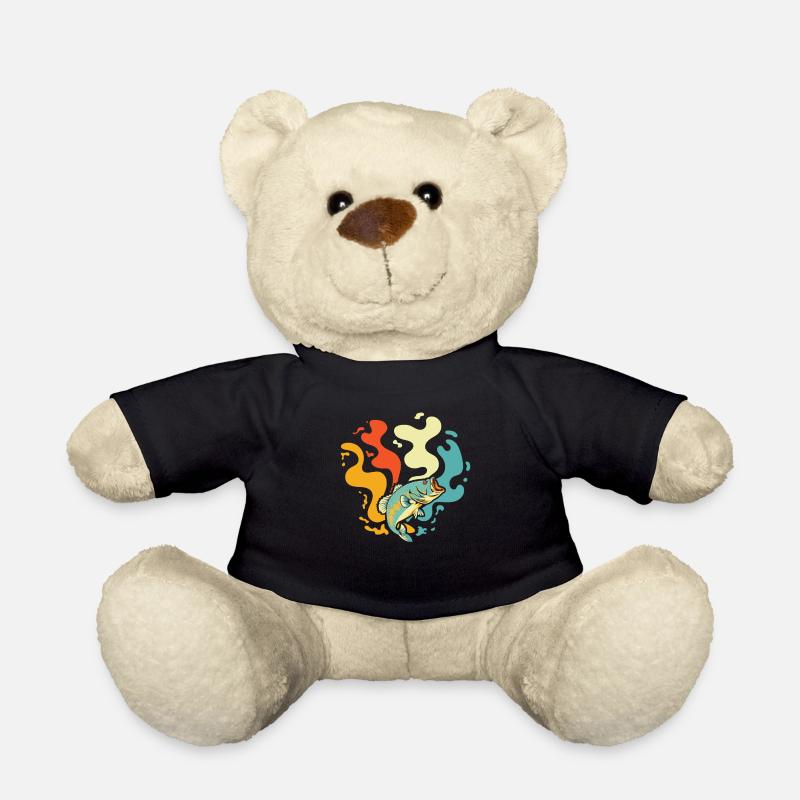 Angler Angeln - Teddy - Schwarz
