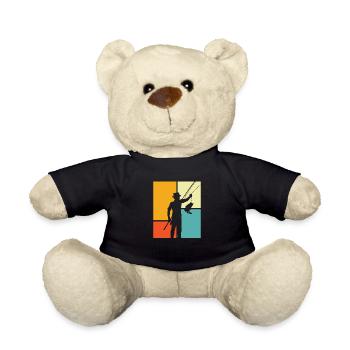 Angler Fishing - Teddy Bear - black - Front
