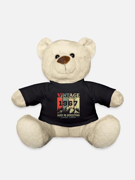 Original 1967 Vintage anniversaire rétro - Nounours - noir