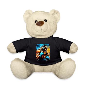 Combattant de boxeur loup - Nounours - noir - Devant