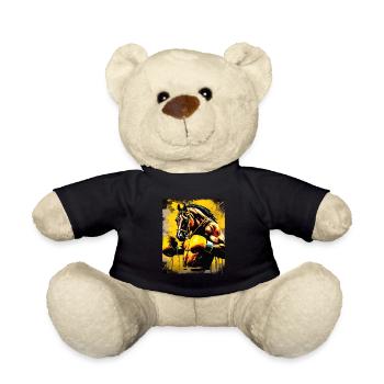 Pferd Boxer Kämpfer - Teddy - Schwarz - Vorne