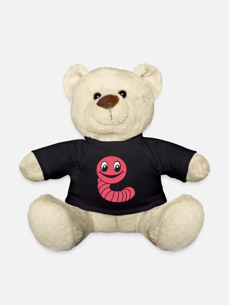 regenwürmer - Teddy - Schwarz